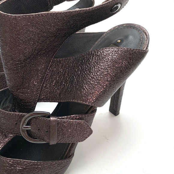 CARESSA GRAYCE Sandals High Heels Leather sz 8 M - Picture 10 of 16